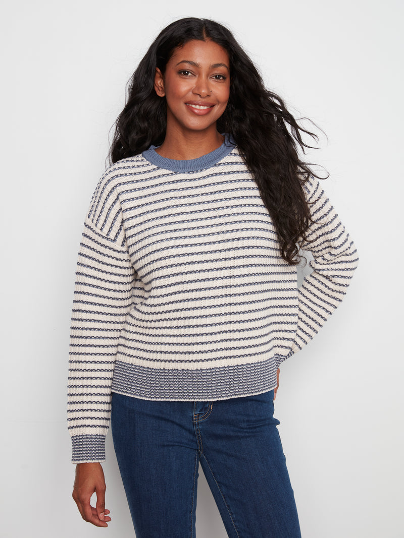 Yarn Dye Crew Sweater
