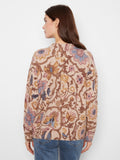 Printed Sweater w/ Zip