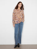 Printed Sweater w/ Zip