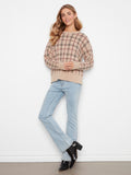 Crew Neck Jacquard Sweater