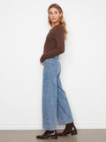 Cropped Denim Pants