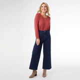 Wide Leg Crop Dark