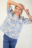 Balloon Sleeve Top