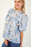 Balloon Sleeve Top