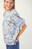 Balloon Sleeve Top