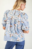 Balloon Sleeve Top