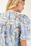 Balloon Sleeve Top