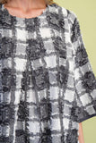 Check Pleated Top