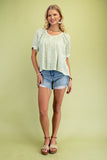 Swiss Dot Blouse