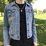 Painted Denim Jacket