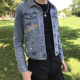Painted Denim Jacket