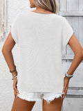 Contrast Trim Top