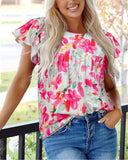 Flutter Sleeve Blouse
