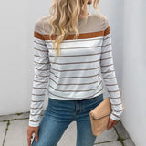 L/s Knit Striped Top