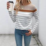 L/s Knit Striped Top