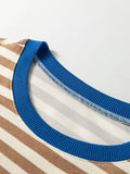 Brown Stripe Top