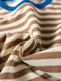 Brown Stripe Top