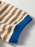 Brown Stripe Top