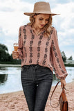 L/s Print Blouse