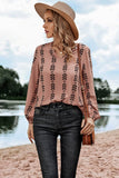 L/s Print Blouse