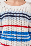 3/4 Sleeve Cable Sweater